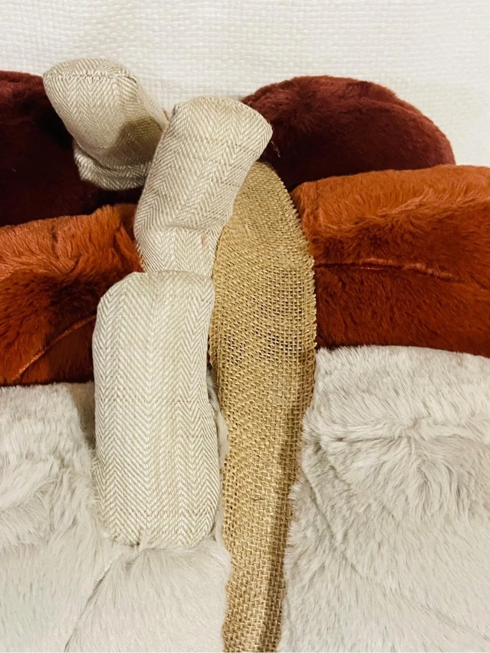 MARTHA STEWART Koda Shaped Pumpkin Pillows, Set of 3